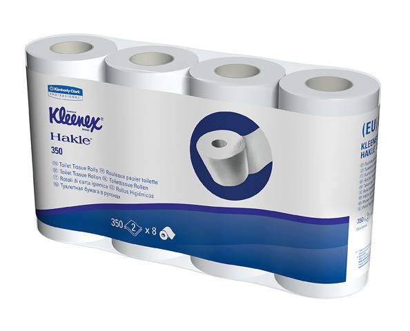 Toilettenpapier weiss 350 Blatt, 2-lagig 8 Stück KLEENEX 18442