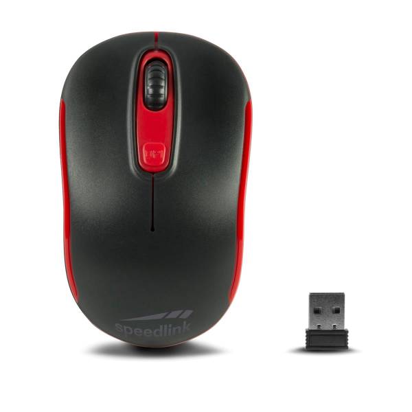 Ceptica Wireless Mouse USB, black/red SPEEDLINK SL630013B