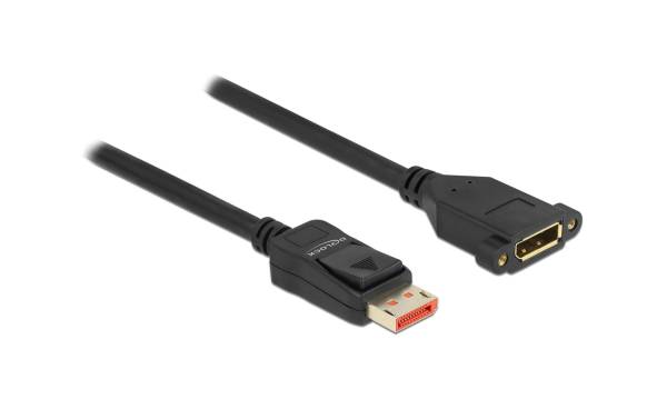 Delock Verlängerungskabel zum Einbau DisplayPort – DisplayPort, 1 m