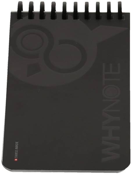 Notizbuch A6 starter-kit, schwarz WHYNOTE WNPBOK01