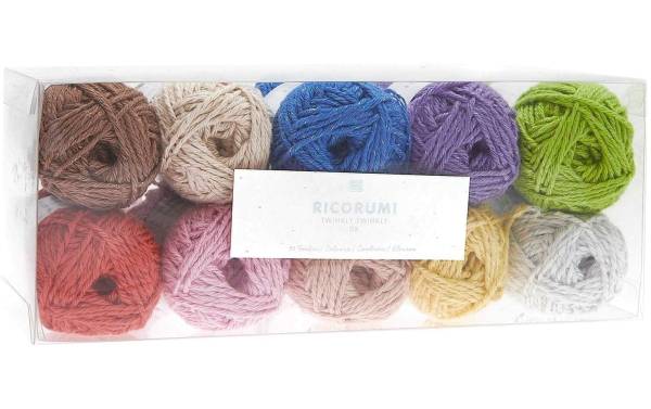 Rico Design Wolle Ricorumi Twinkly 25 g, 10-er Set