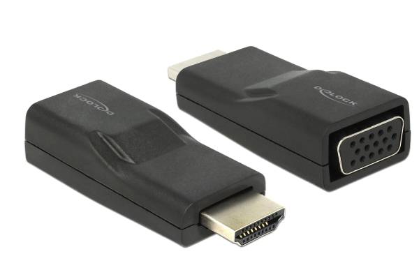 Delock Adapter HDMI – VGA Schwarz