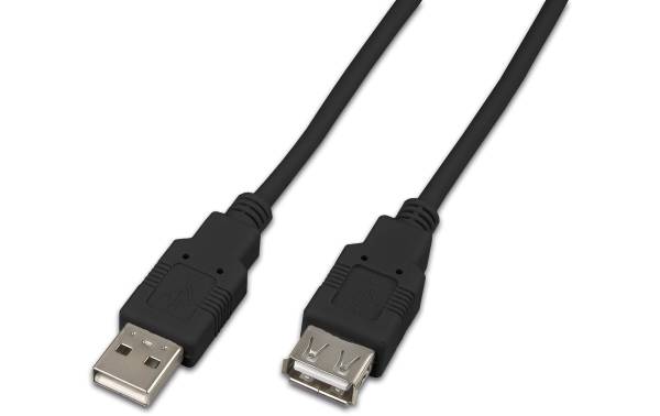 Wirewin USB 2.0-Verlängerungskabel USB A – USB A 1 m