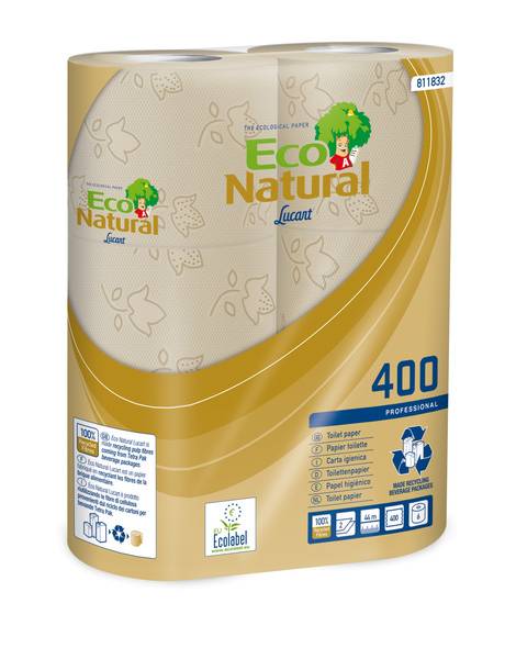 Lucart Eco Natural Toilettenpapier Kleinrollen