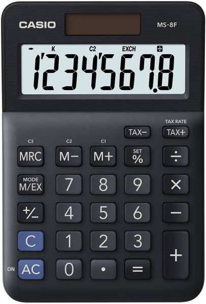 CASIO Tischrechner MS-8F schwarz