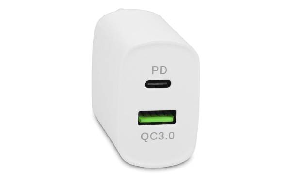 LMP USB-Wandladegerät Dual Port USB-A / USB-C 20W