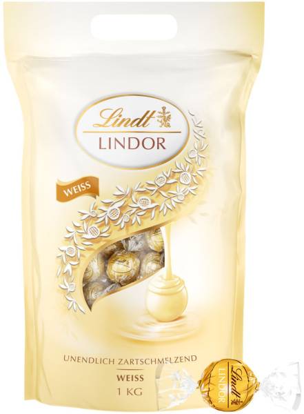 LINDT Lindor Kugeln 660253 Weiss 1000g