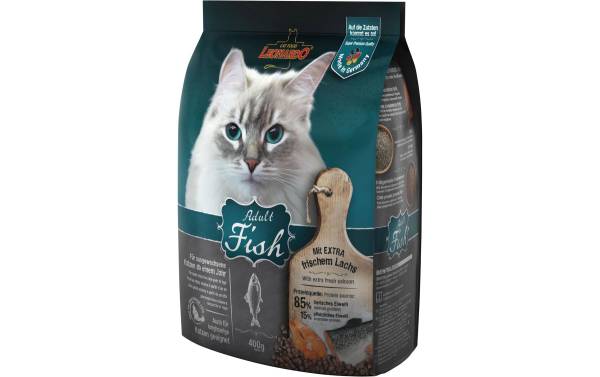 Leonardo Cat Food Trockenfutter Adult Fisch, 400 g