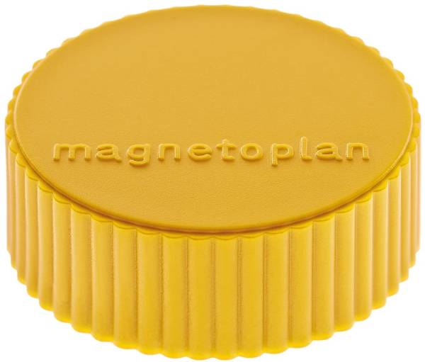 Magnet Discofix Magnum 34mm gelb 10 Stück MAGNETOP. 1660002