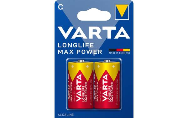 VARTA Alkaline Batterie &quot;LONGLIFE Max Power&quot;, Baby (C/LR14)