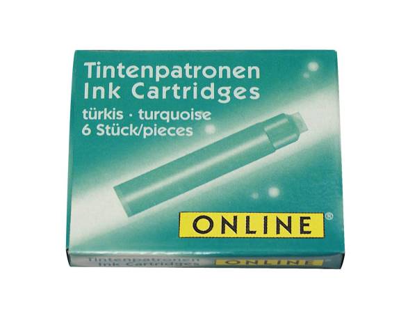 Tintenpatronen Standard Türkis 6 Stück ONLINE 17228/24