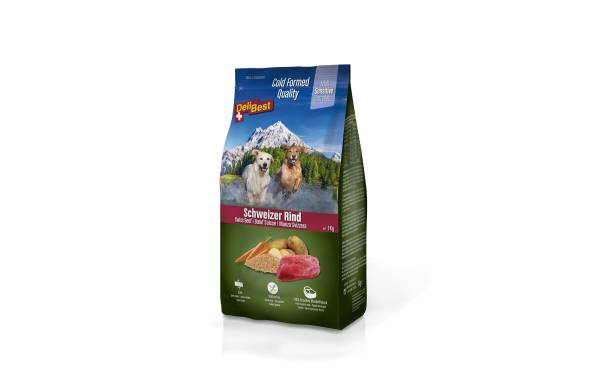 DeliBest Halbfeuchtfutter Premium Complete Sensitive Dog, Rind, 1 kg