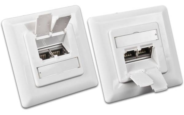 Wirewin Datendose RJ-45 Cat.6 2-fach