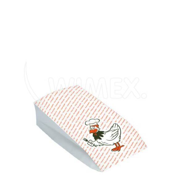 Papierbeutel (PAP,PE) 2-lagig fettdicht 10,5+5,5 x 24 cm 1,2 für Hähnchen – 1…