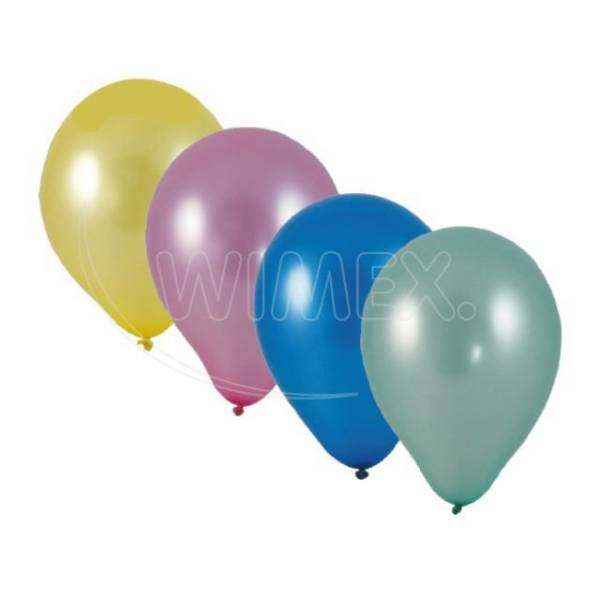 Luftballon metallic bunt gemischt 25cm M – 100 Stück
