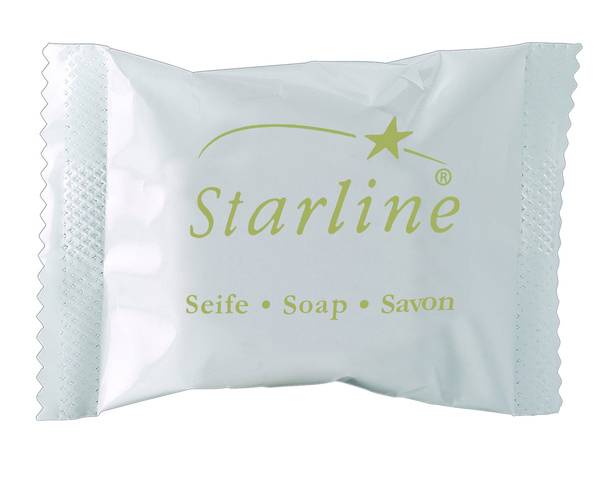 300x Starline Seife weiss rund ca. 15g einzelnverpackt