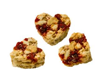 HELLMA Müsli-Herzen Cranberry, im Portionsbecher