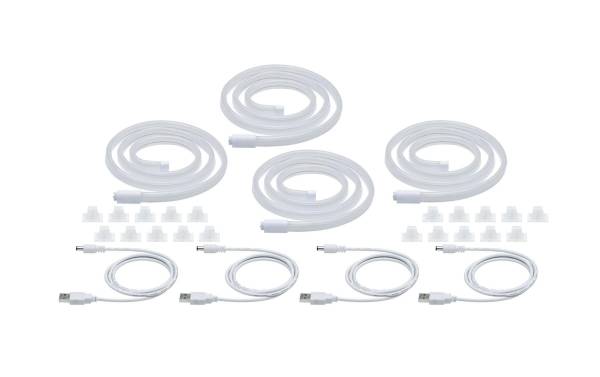 Paulmann LED-Stripe Neon Colorflex Bunt, 4 x 1 m