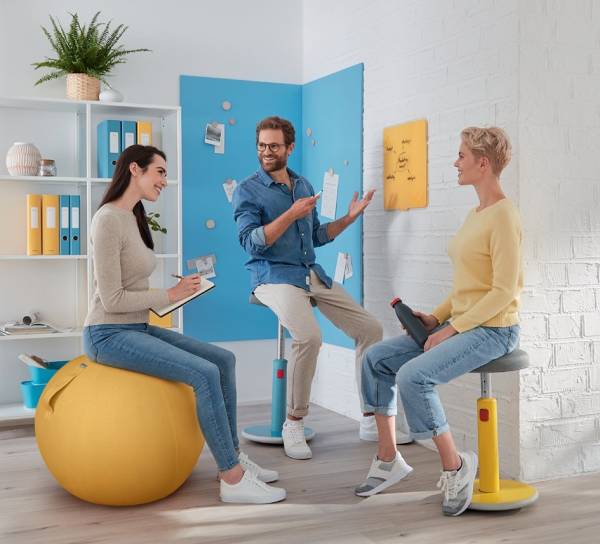 LEITZ Sitz-Steh-Hocker Ergo Cosy Active, gelb
