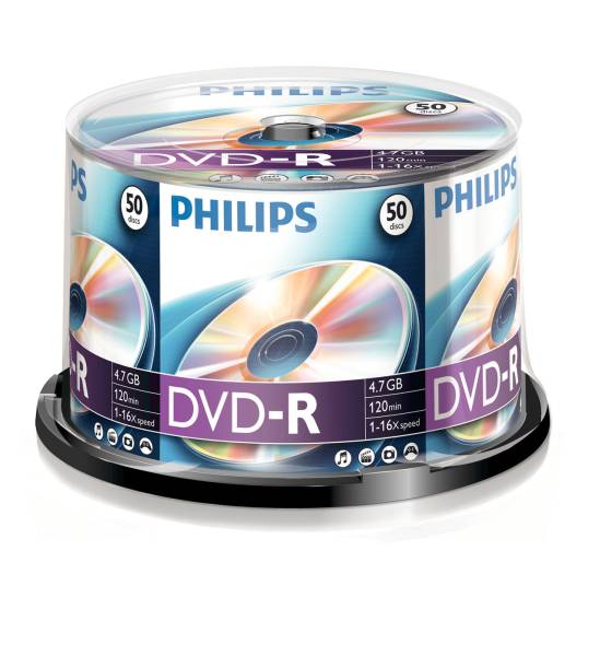 DVD-R 50er Spindel PHILIPS DM4S6B50F