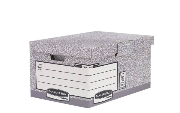 Fellowes Archivschachtel Bankers Box Grau