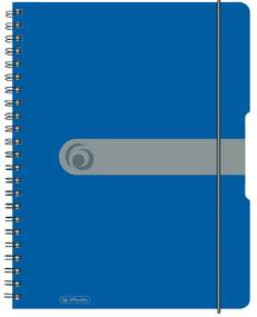 herlitz Collegeblock easy orga to go, A4, 80 Blatt, blau