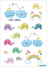 HERMA Sticker DECOR "Love Songs", beglimmert