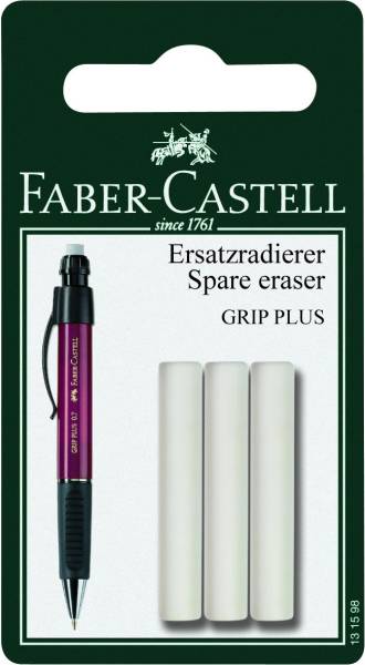 Radierer Grip Plus 3 Stück FABER-CA. 131598