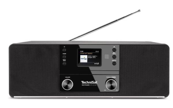 Technisat DAB+ Radio DigitRadio 370 CD BT Schwarz