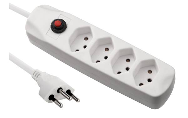 FURBER.power Steckdosenleiste mit Überlastschutz 4x T13
