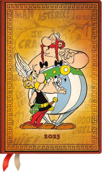 PAPERBLANKS Agenda Asterix & Obelix 2025 DHD5990 1W/1S VSO Mini HC DE 9.5x14cm
