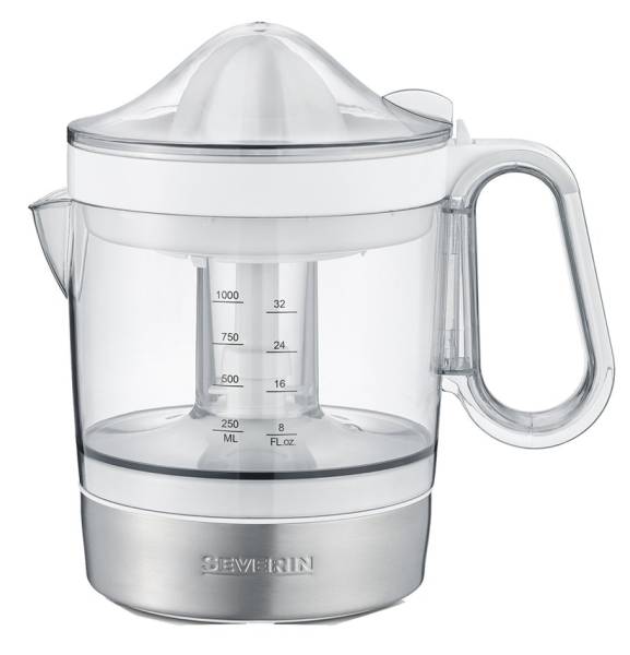SEVERIN Zitruspresse CP 3535, 40 Watt, 1,0 Liter, weiß