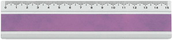 Lineal Joy Color 15cm Alu, lila DUX FA-JC/15L