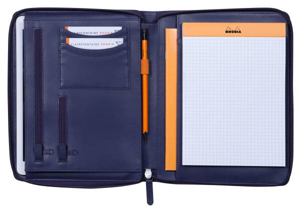 RHODIA Konferenzmappe A5 168104C blau