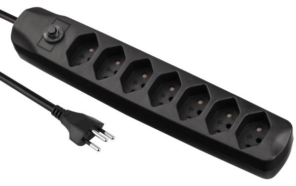 FURBER.power Steckdosenleiste mit Überlastschutz 7x T13