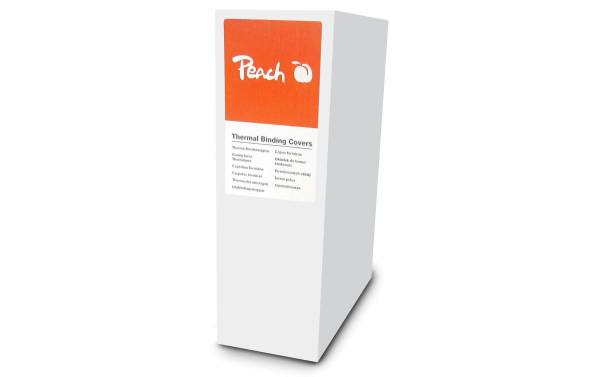 Peach Einbanddeckel für 120 Blatt, 200 g/m², 10 Stück, Weiss