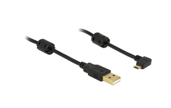 Delock USB 2.0-Kabel USB A – Micro-USB B 1 m