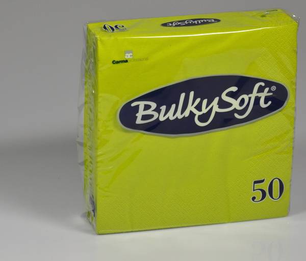 Servietten Bulkysoft 2-lagig, 1/4 Falz kiwi 33x33cm -1200 Stück