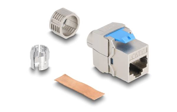 Delock Keystone-Modul RJ-45 – LSA, Cat.8.1 werkzeugfrei