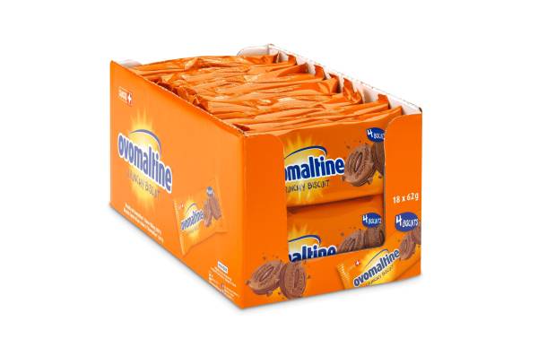Ovomaltine Guetzli Crunchy Biscuit 18 x 62 g