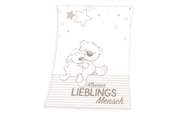 Herding Kuscheldecke Lieblingsmensch 75 x 100 cm