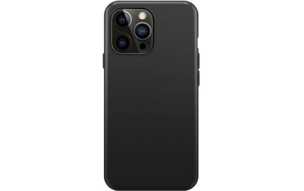 Xqisit Back Cover Silicone Case AB iPhone 14 Pro Schwarz