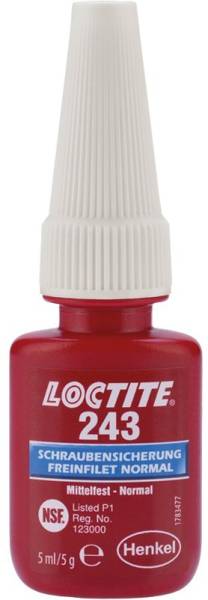 LOCTITE Spezialkleber SCHRAUBENSICHERUNG, 5 ml Flasche