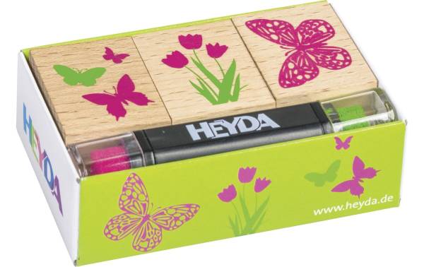 Heyda Motivstempel-Set Frühling 8 x 4.5 x 2.5 cm