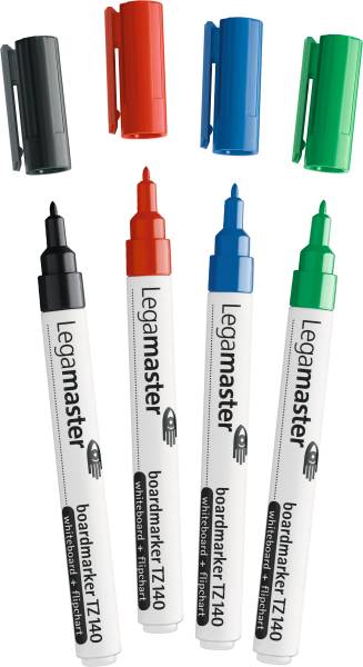 LEGAMASTER Whiteboardmarker TZ140 7-114094-4 4 Stück