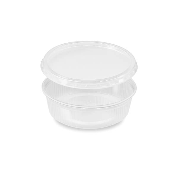 Rundbecher (PP) klar 125ml + Deckel – 250 Stück