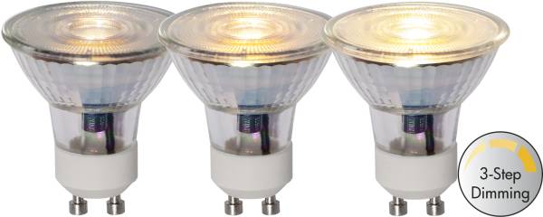 LED Leuchtmittel GU10 MR16 Spotlight Glass