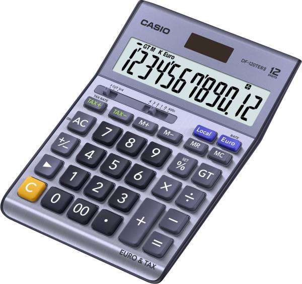 CASIO Tischrechner DF120TERI violett