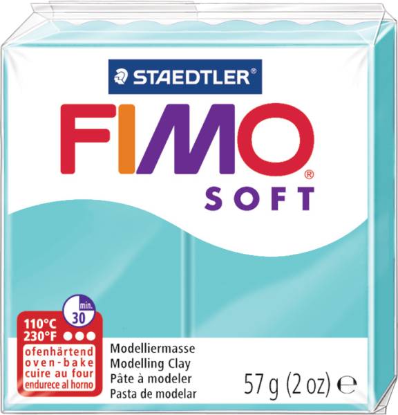 Knete Soft 57g mint FIMO 8020-39