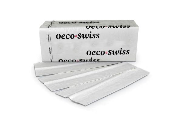 Falthandtuch Oeco Swiss Comfort C-Falz hochweiss 2-lagig